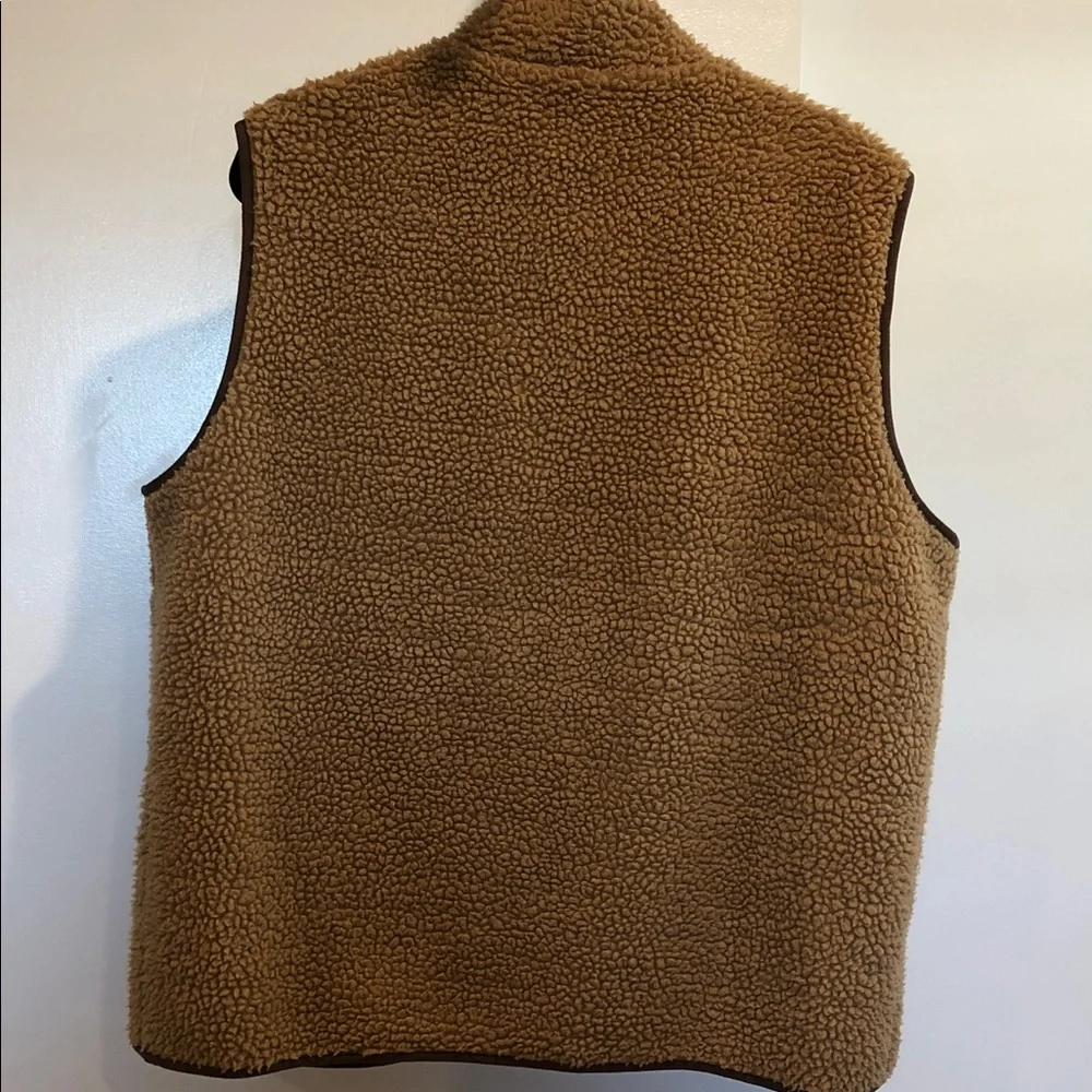 Peter Millar Tan Sherpa Fleece Vest - Picture 3 of 3